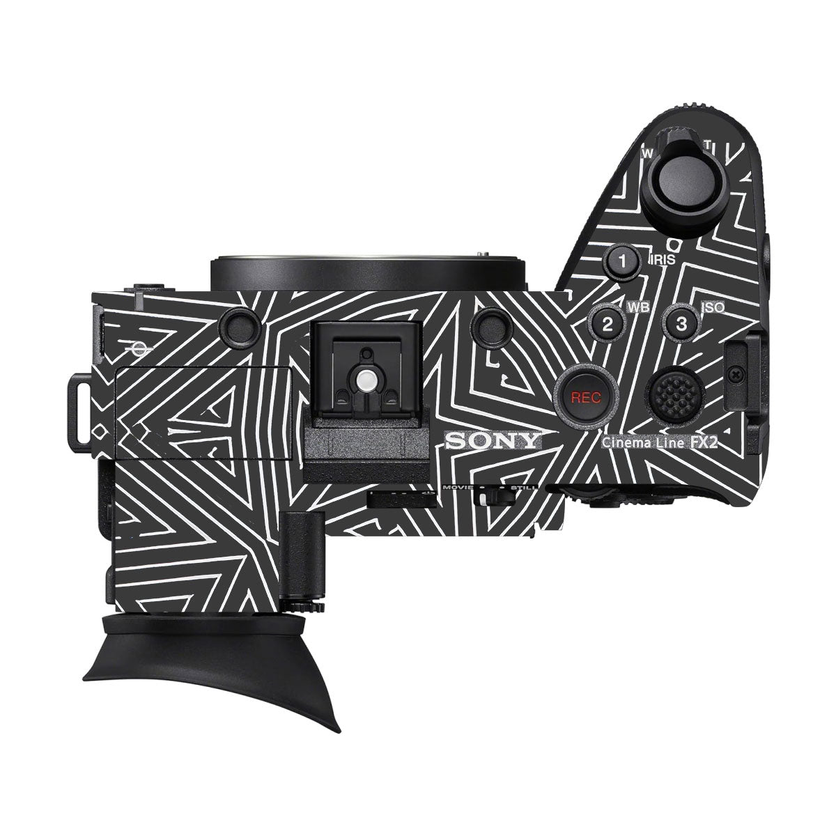 Geometric Pattern Sony FX2 Camera Skins