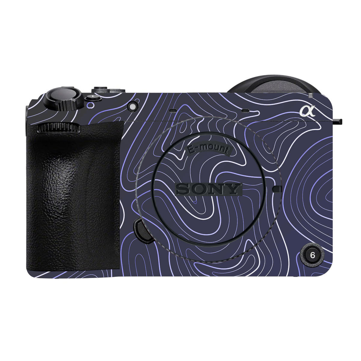 Deep Blue Contour Sony FX2 Camera Skins
