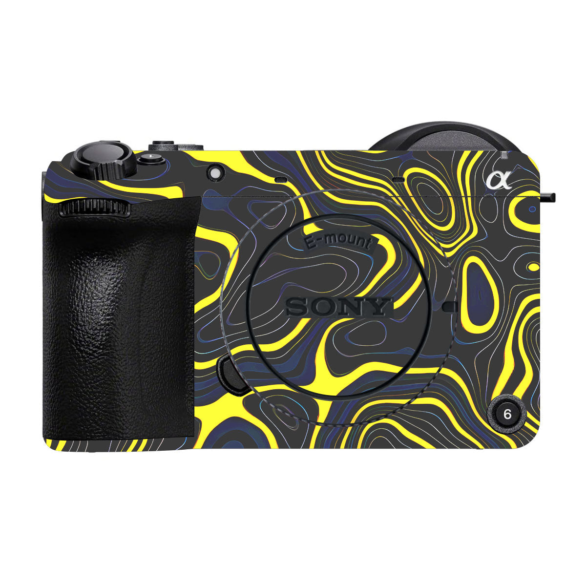 Neon Lava Contours Sony FX2 Camera Skins