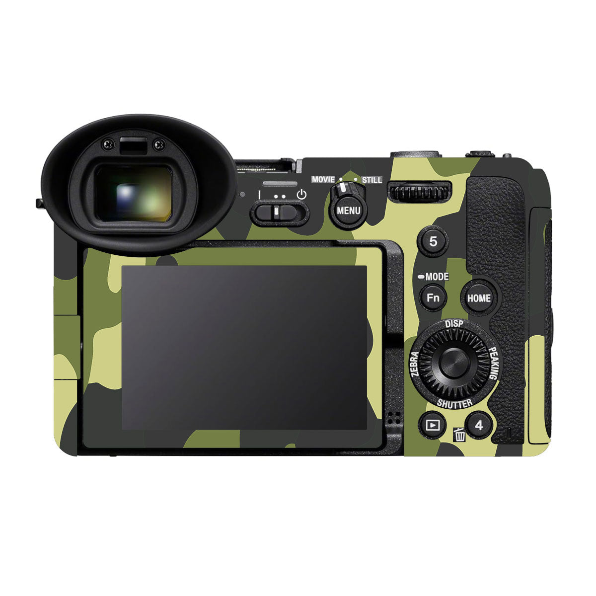 Forest Green Camo Sony FX2 Camera Skins