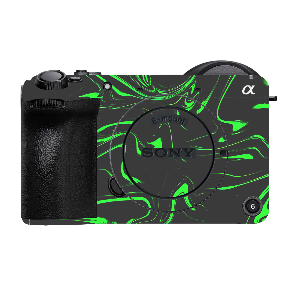 Green Liquid Pattern Sony FX2 Camera Skins