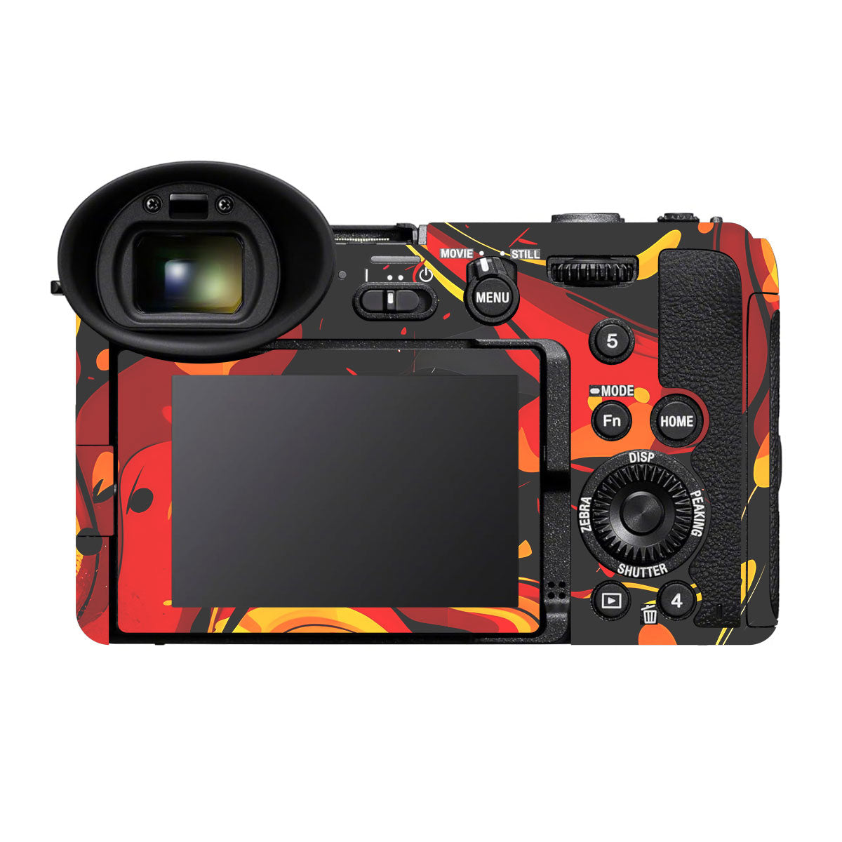 Lava Burst Sony FX2 Camera Skins