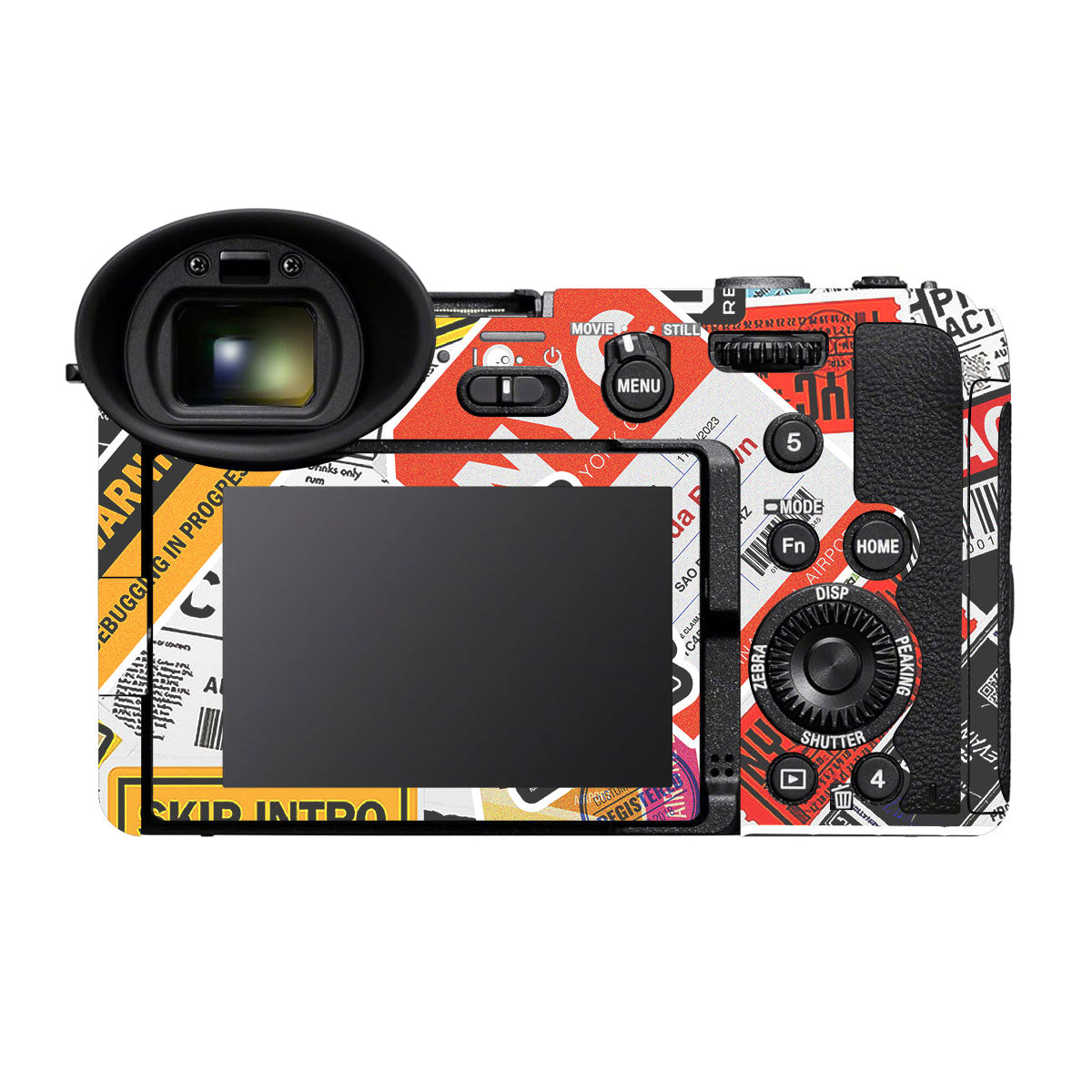 Tech Aesthetic Sticker Collage Sony FX2 Camera Skins