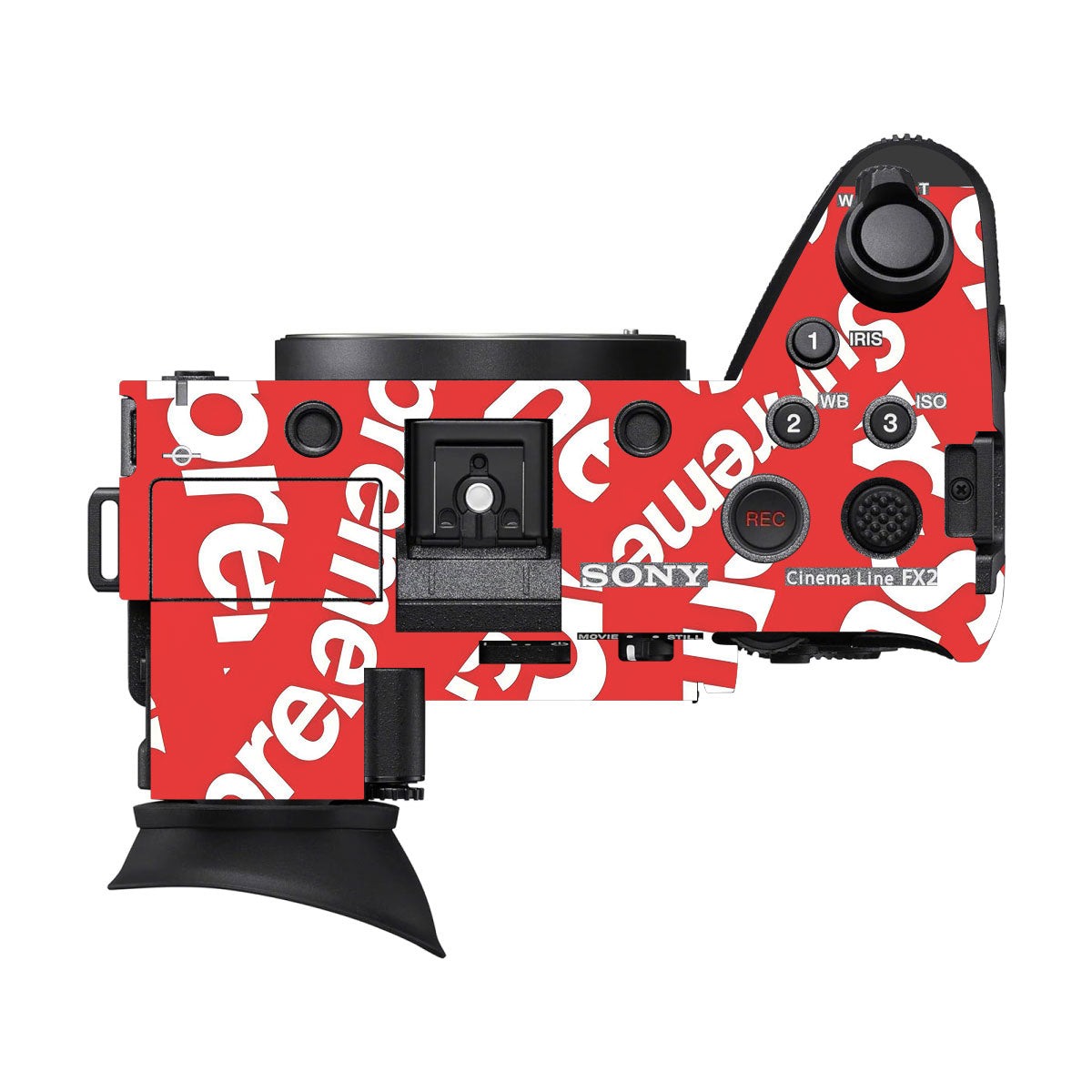 Supreme Red Sony FX2 Camera Skins