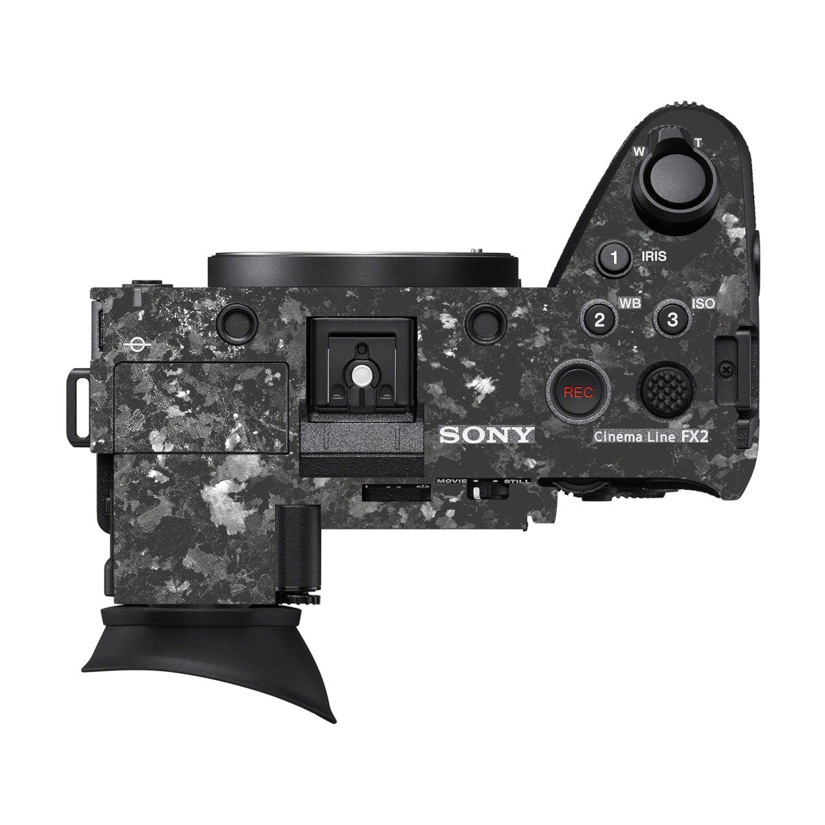 Black Granite Sony FX2 Camera Skins
