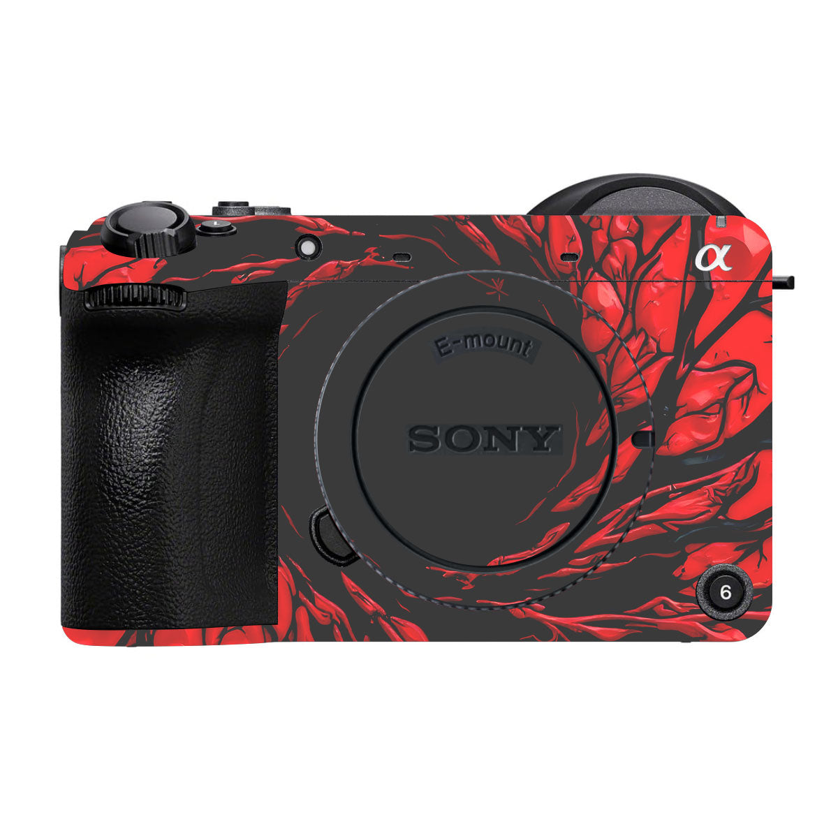 Venom Red Sony FX2 Camera Skins
