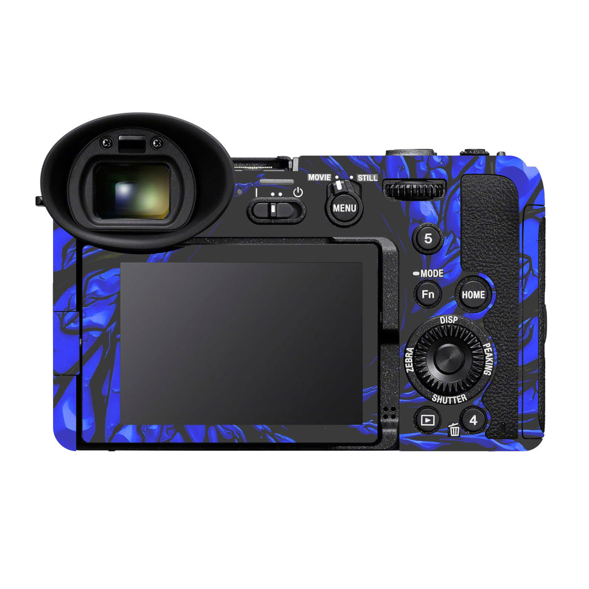 Venom Blue Sony FX2 Camera Skins
