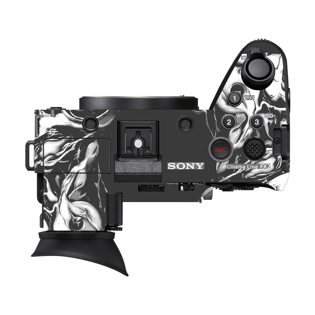 Venom Black Sony FX2 Camera Skins
