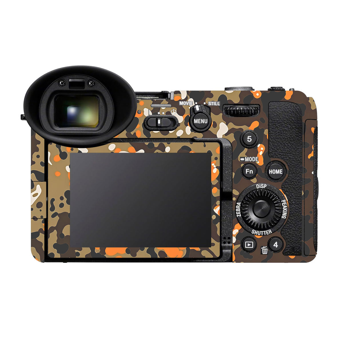 Orange Brown Spot  Sony FX2 Camera Skins