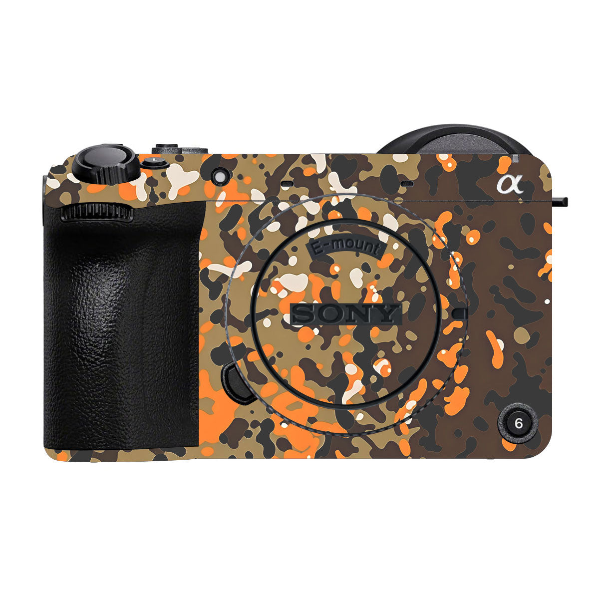 Orange Brown Spot  Sony FX2 Camera Skins