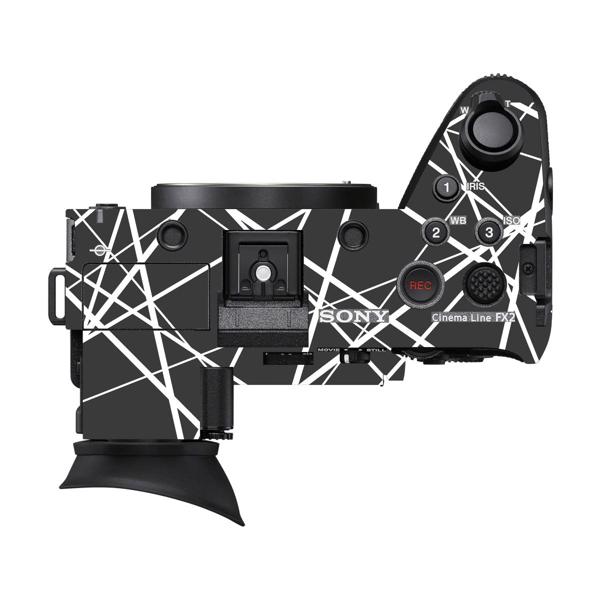 Mono Grid Sony FX2 Camera Skins