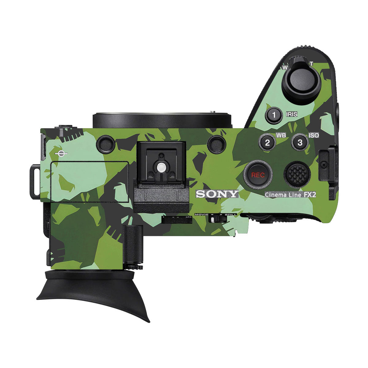 Tropic Camo Sony FX2 Camera Skins