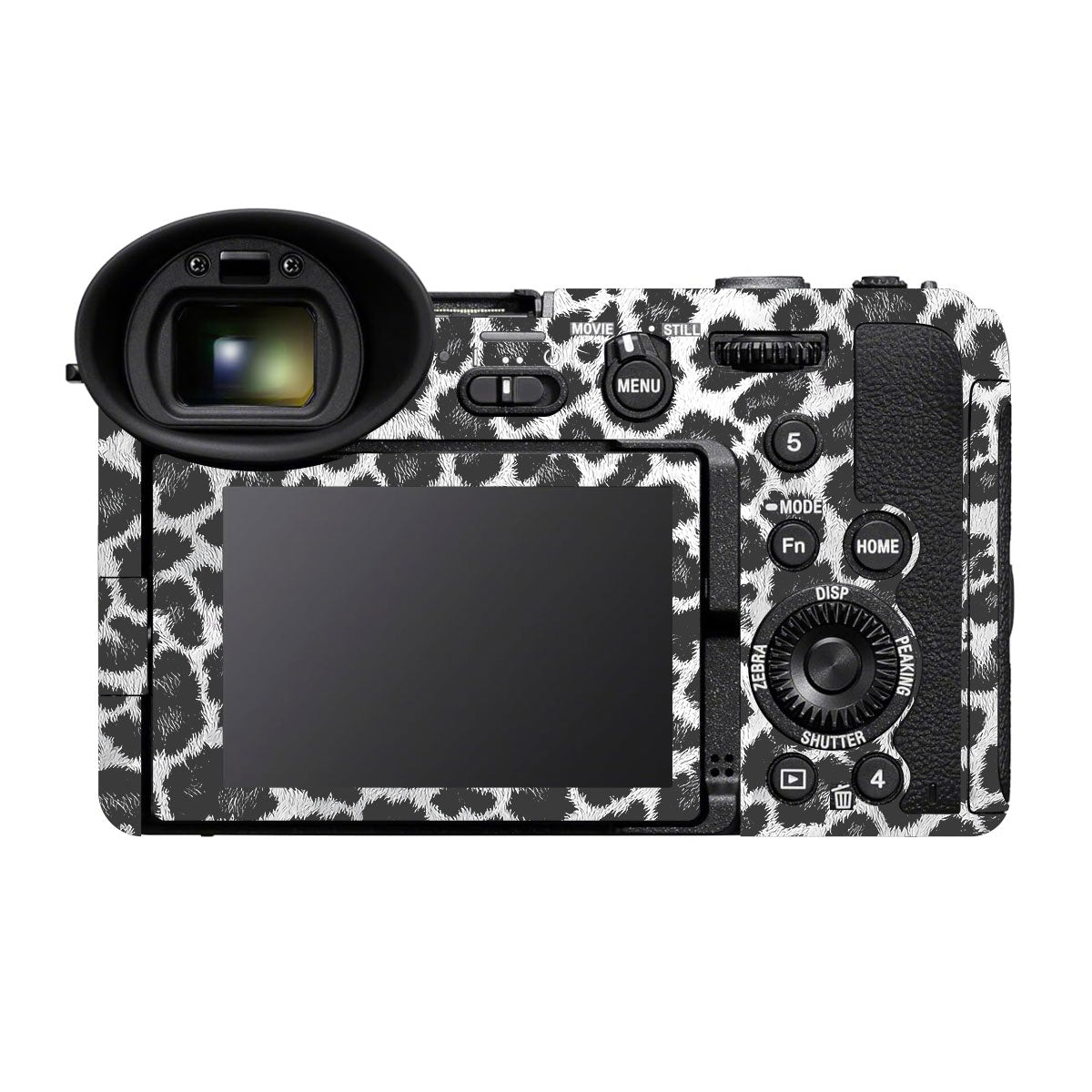 Snow Leopard Spots Sony FX2 Camera Skins