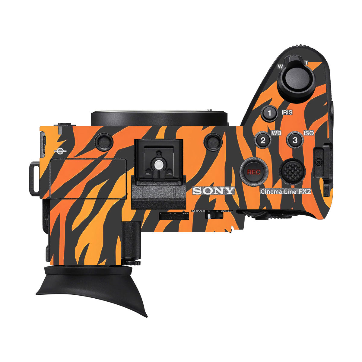 Wild Tiger Stripes Sony FX2 Camera Skins