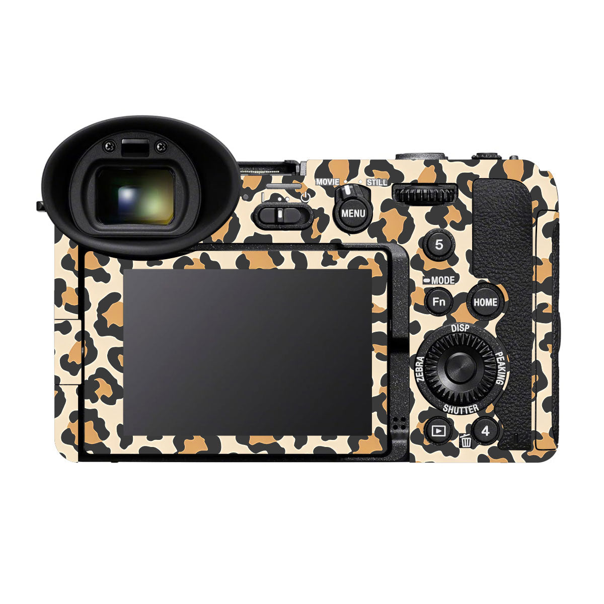 Sandy Leopard Spots Sony FX2 Camera Skins