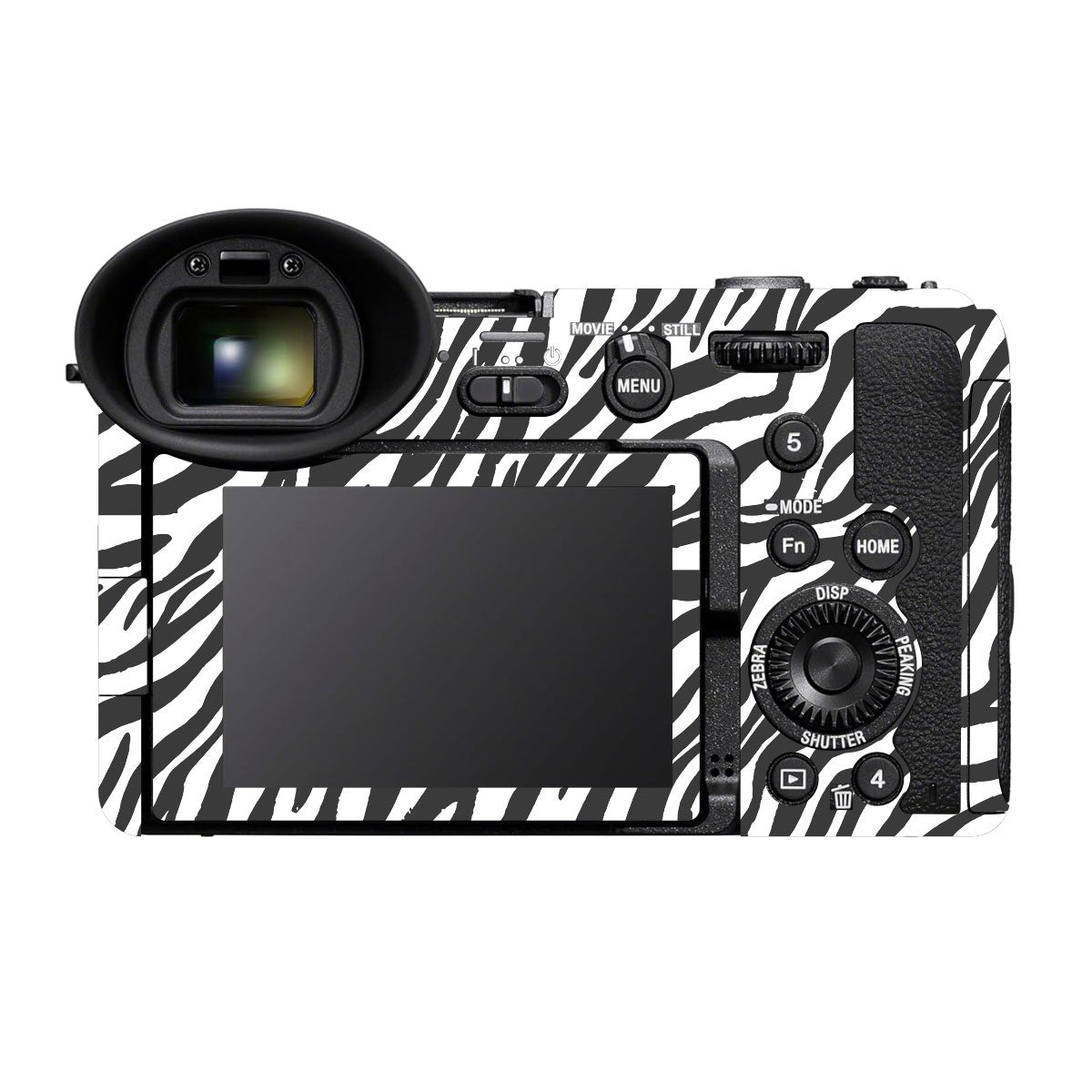 Classic Zebra Stripes Sony FX2 Camera Skins