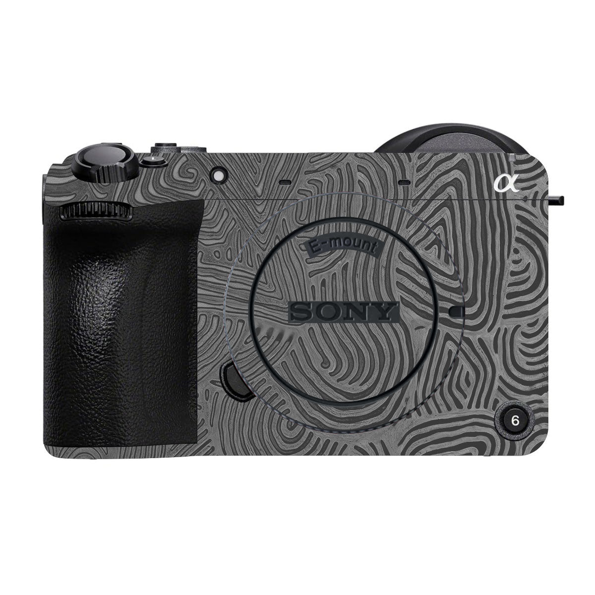Monochrome Line Maze Sony FX2 Camera Skin