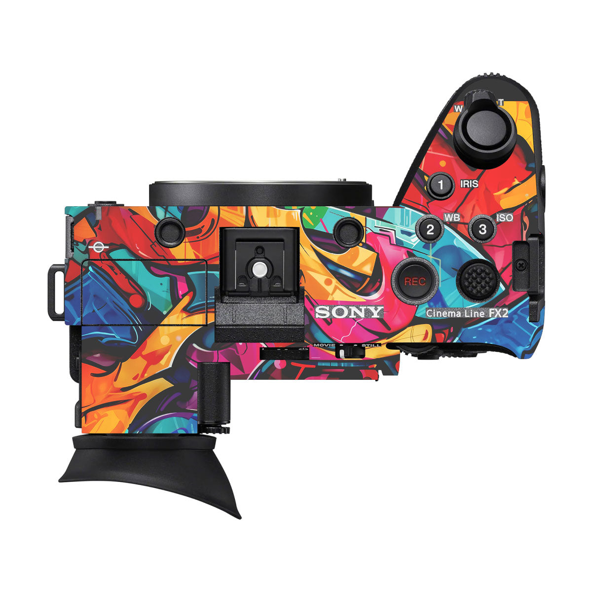 Urban Graffiti Explosion Sony FX2 Camera Skin