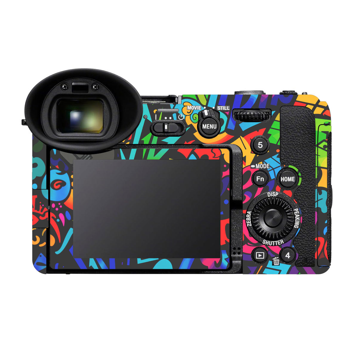 Colorful Urban Street Art Lettering Sony FX2 Camera Skin