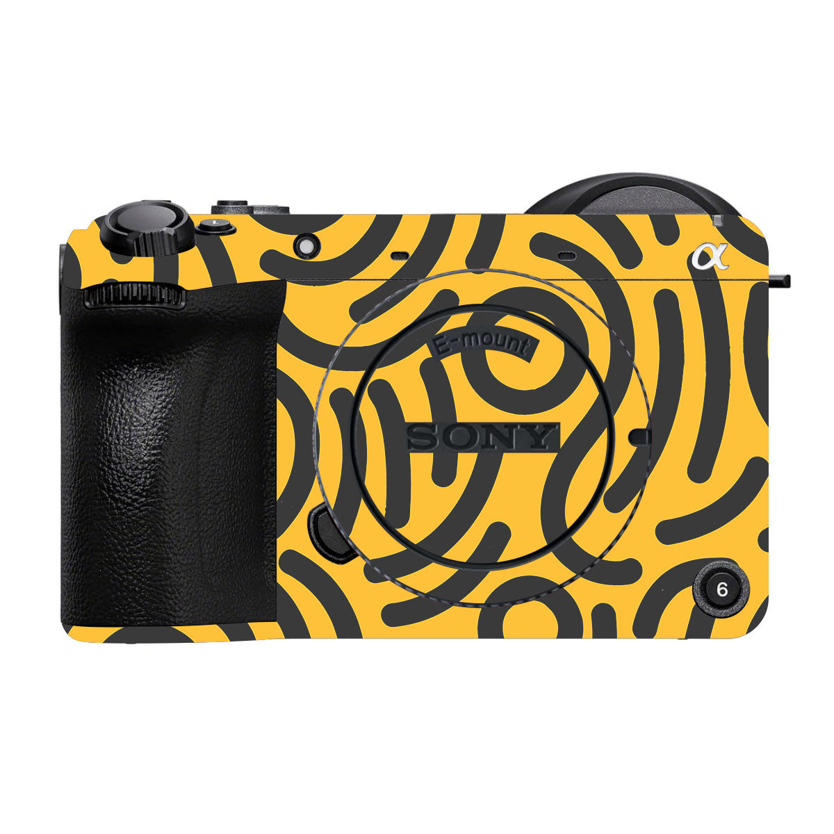 Minimal Yellow Wave Sony FX2 Camera Skin