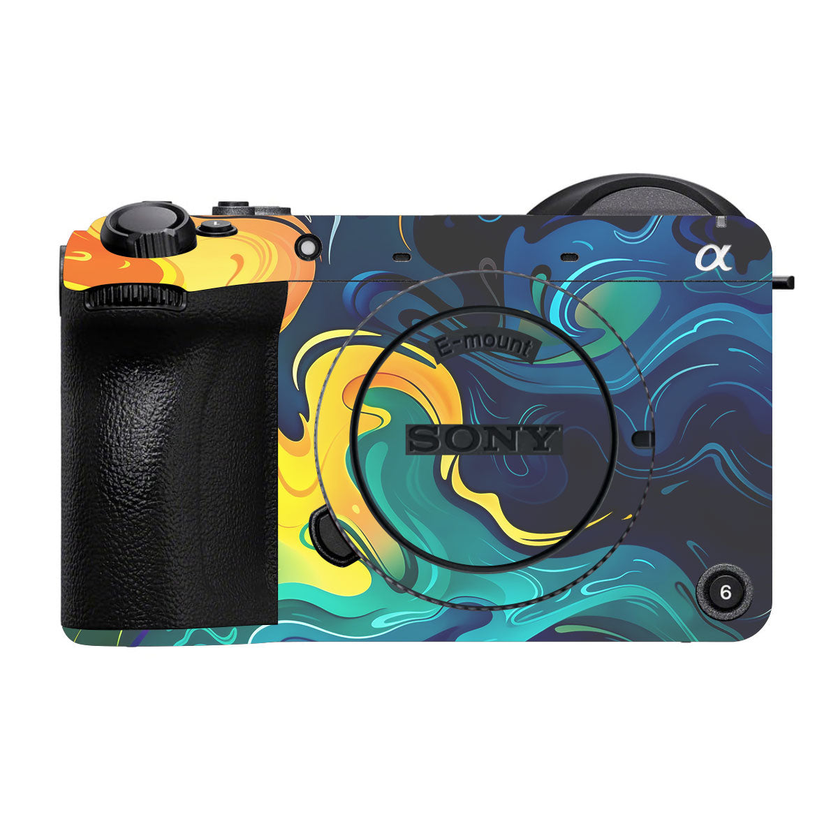 Rainbow Liquid Fusion Sony FX2 Camera Skin