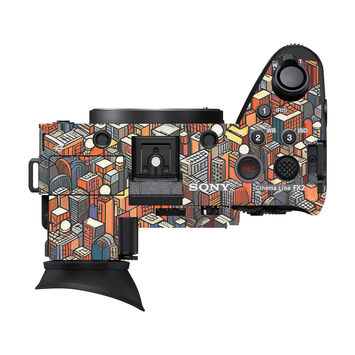 Isometric Cityscape Sony FX2 Camera Skin