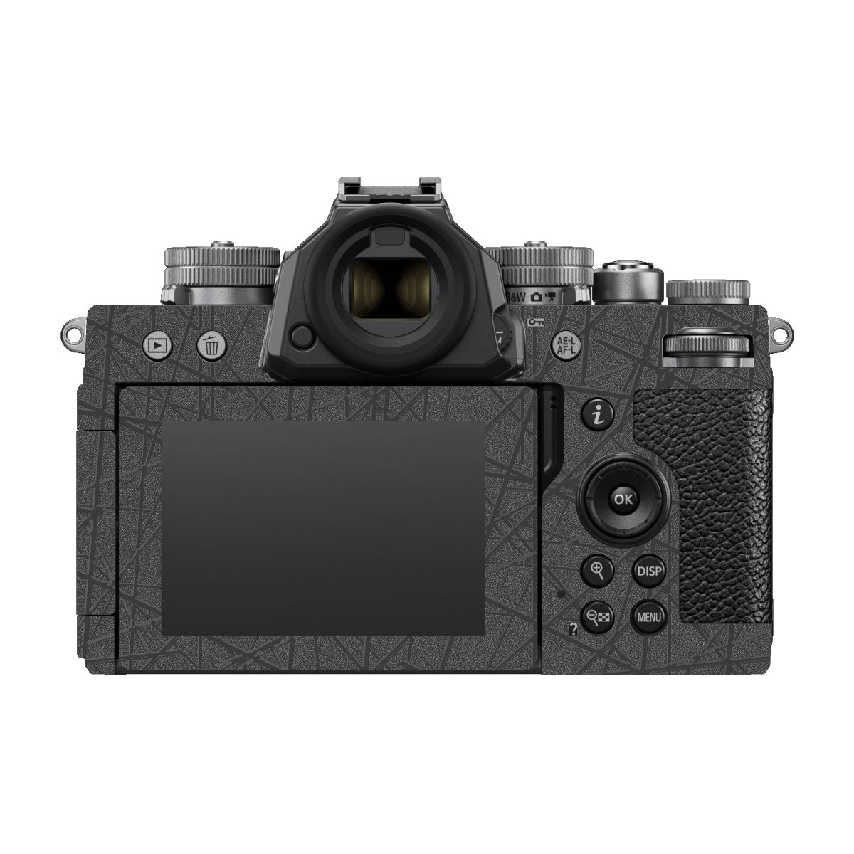 Textured White Chaos Line Nikon ZF Camera Skin