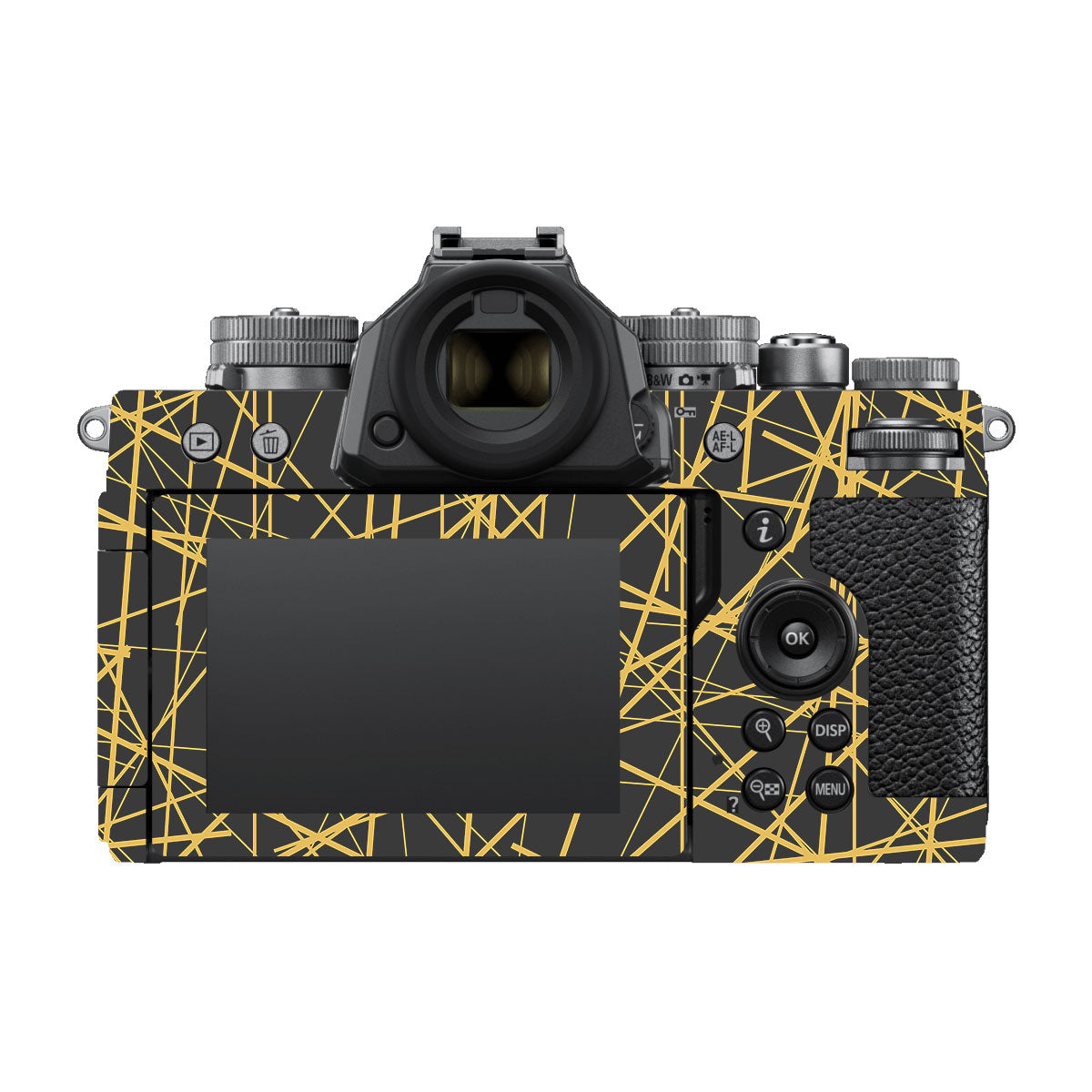 Textured Ocean Wave Blue Nikon ZF Camera Skin