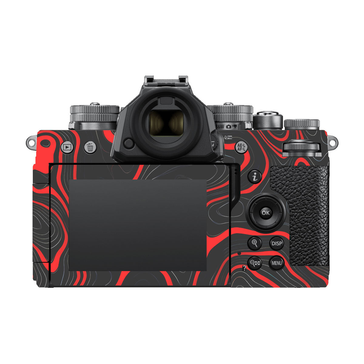 Crimson Waves Nikon ZF Camera Skins
