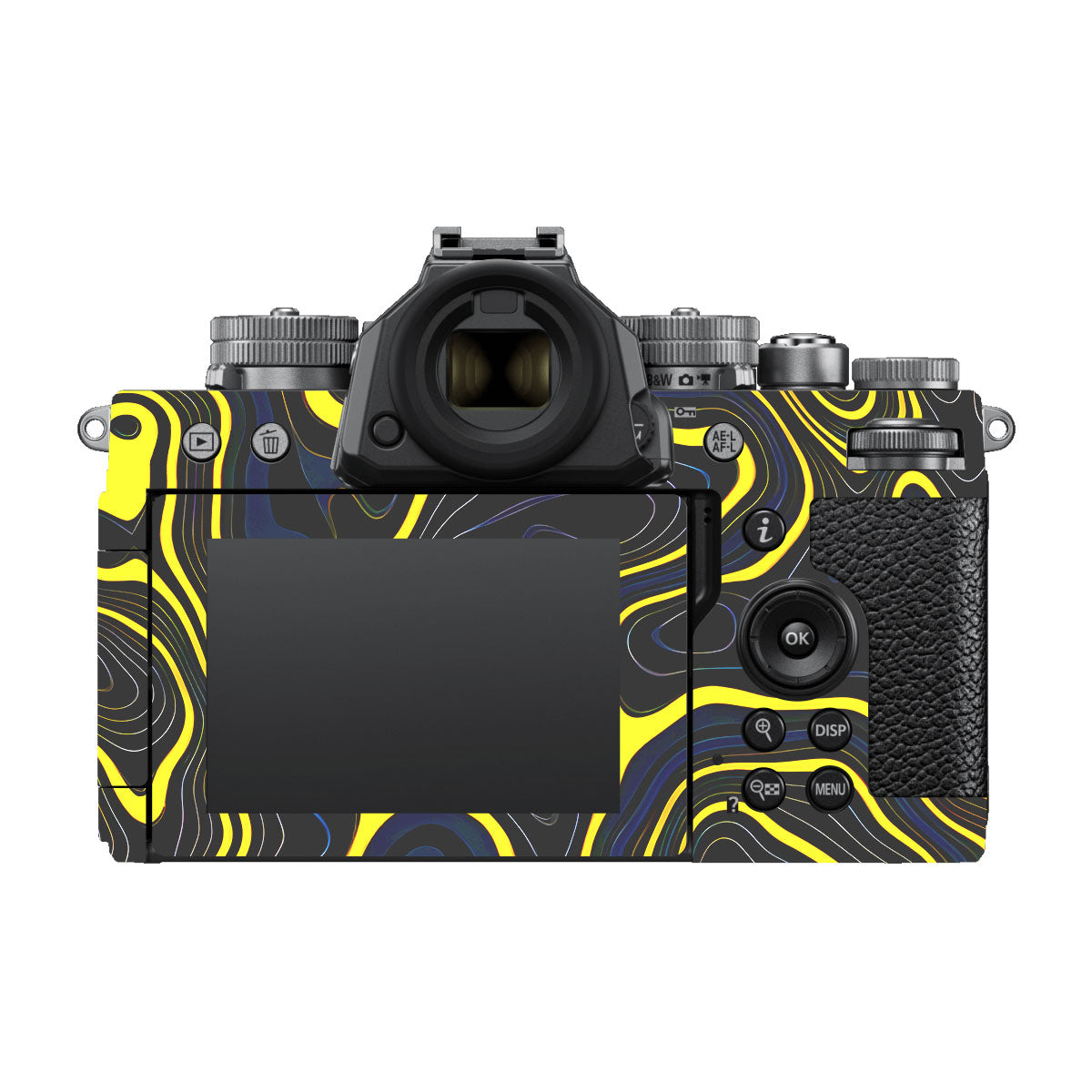 Neon Lava Contours Nikon ZF Camera Skins