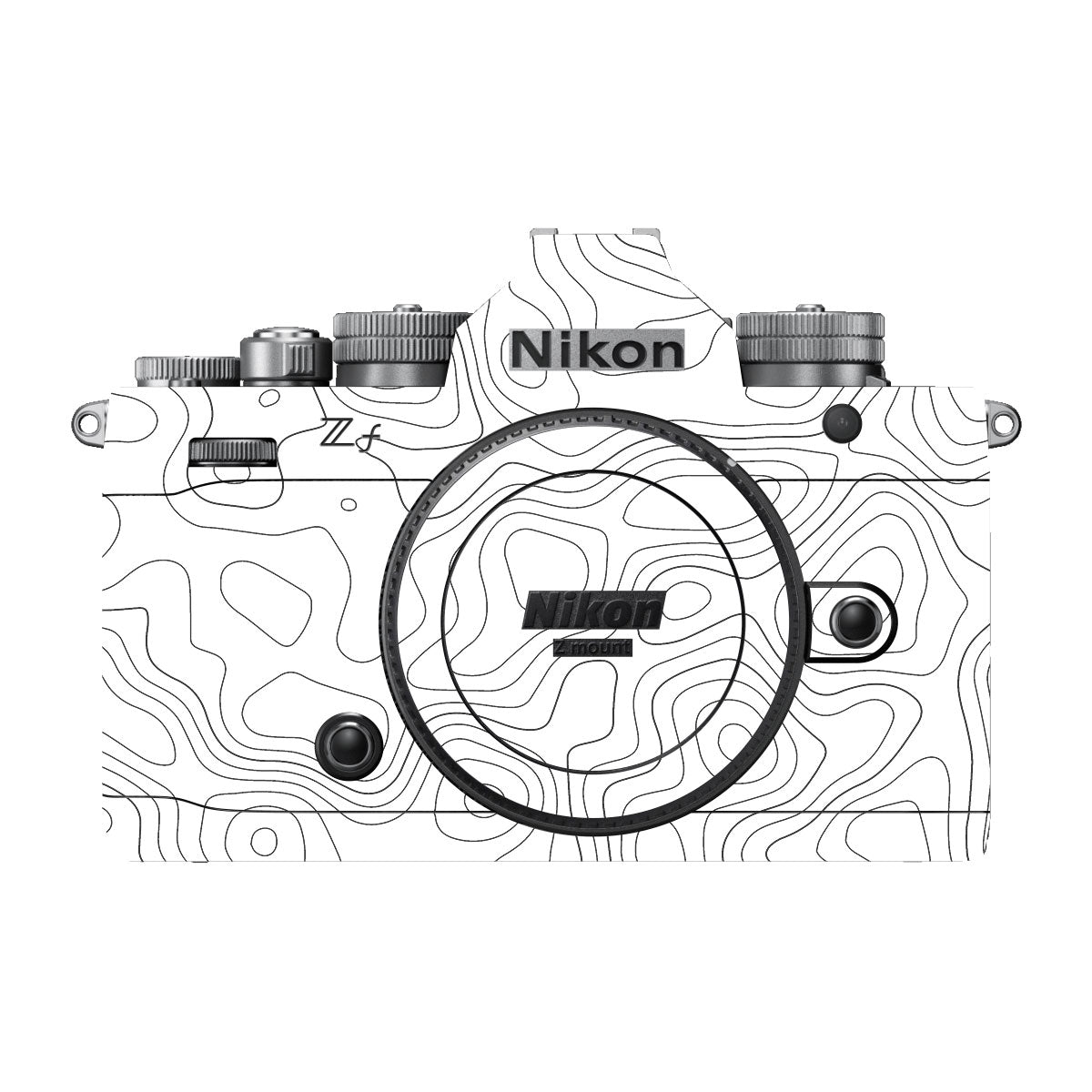 White Contour Design Nikon ZF Camera Skins