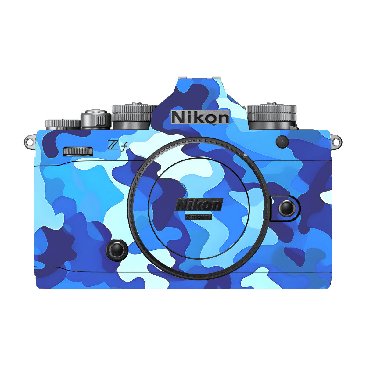 Arctic Blue Camo Pattern Nikon ZF Camera Skins