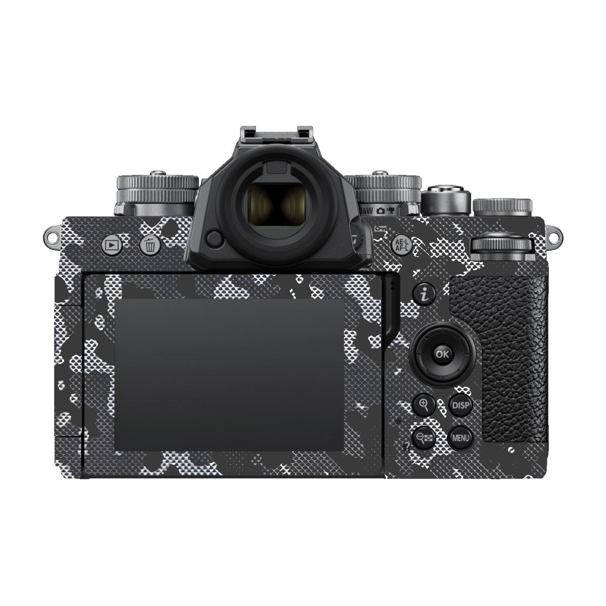 Stealth Grey Camo Nikon ZF Camera Skins