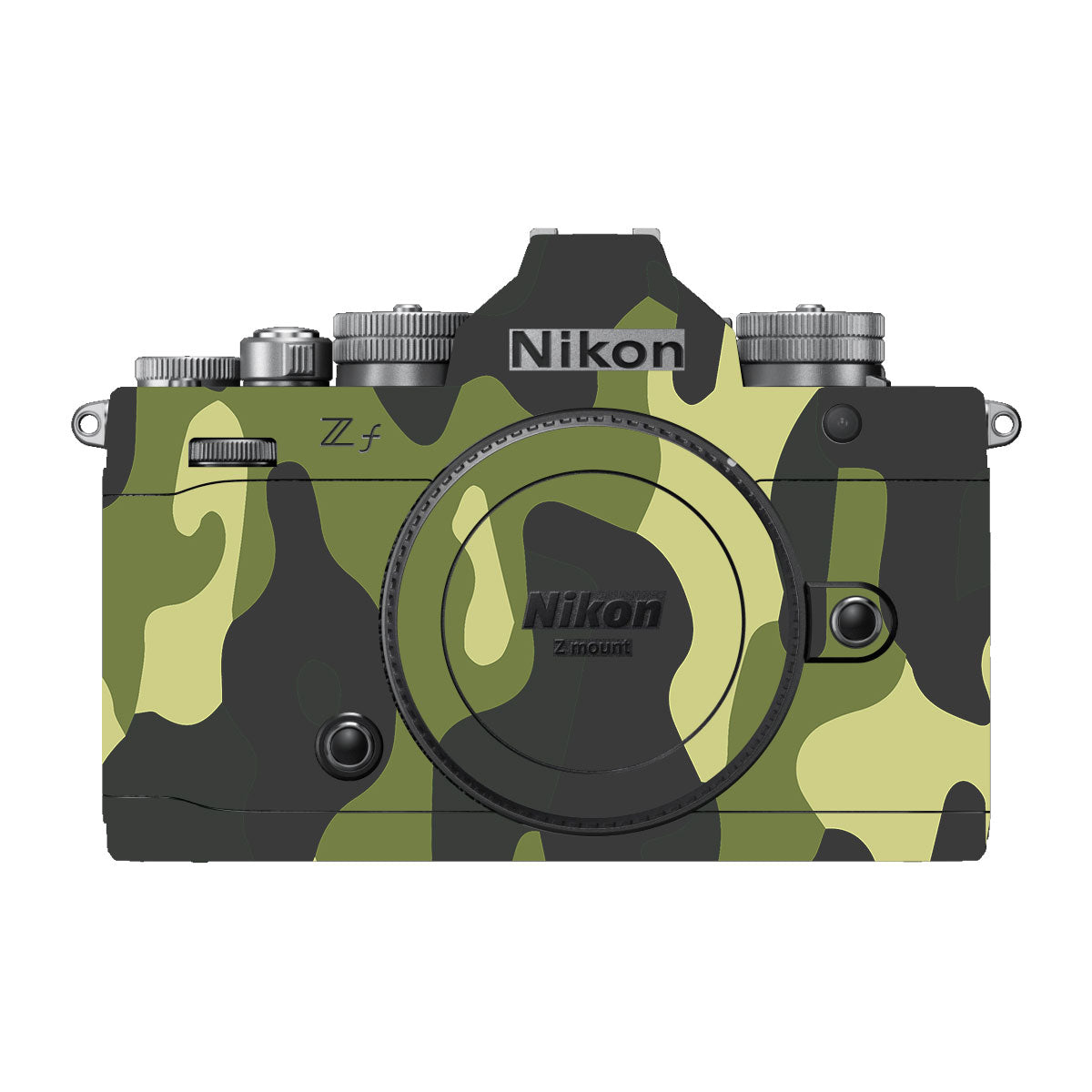 Forest Green Camo Nikon ZF Camera Skins