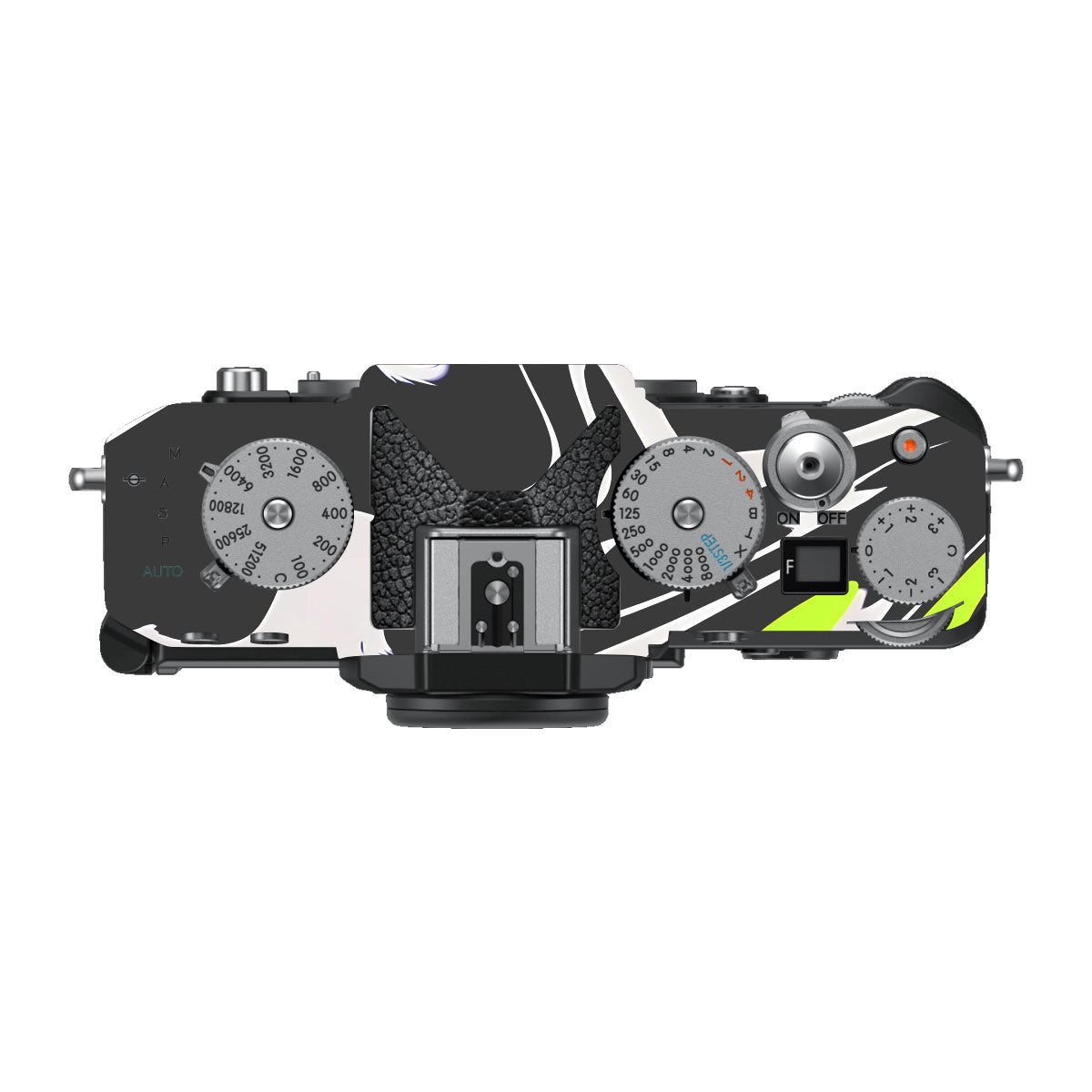 Neon Green and Black Pattern Nikon ZF Camera Skins