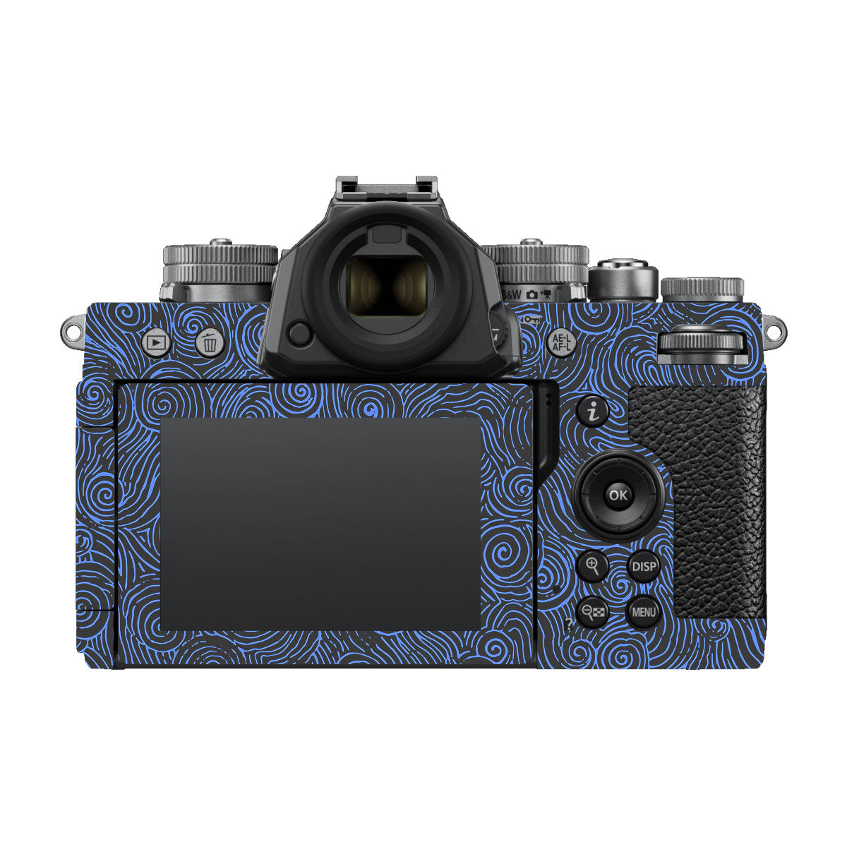 Blue Spirals Nikon ZF Camera Skins