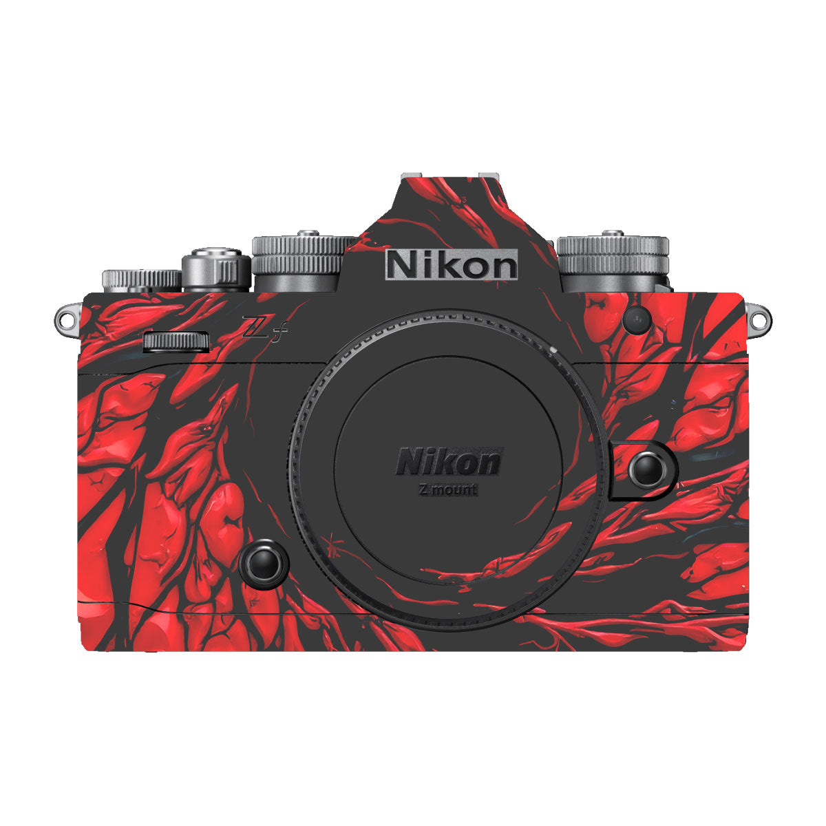 Venom Red Nikon ZF Camera Skins