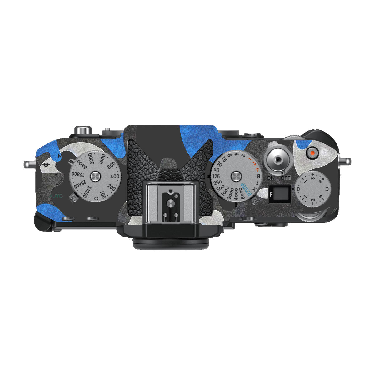 Blue Grey Camo Nikon ZF Camera Skins