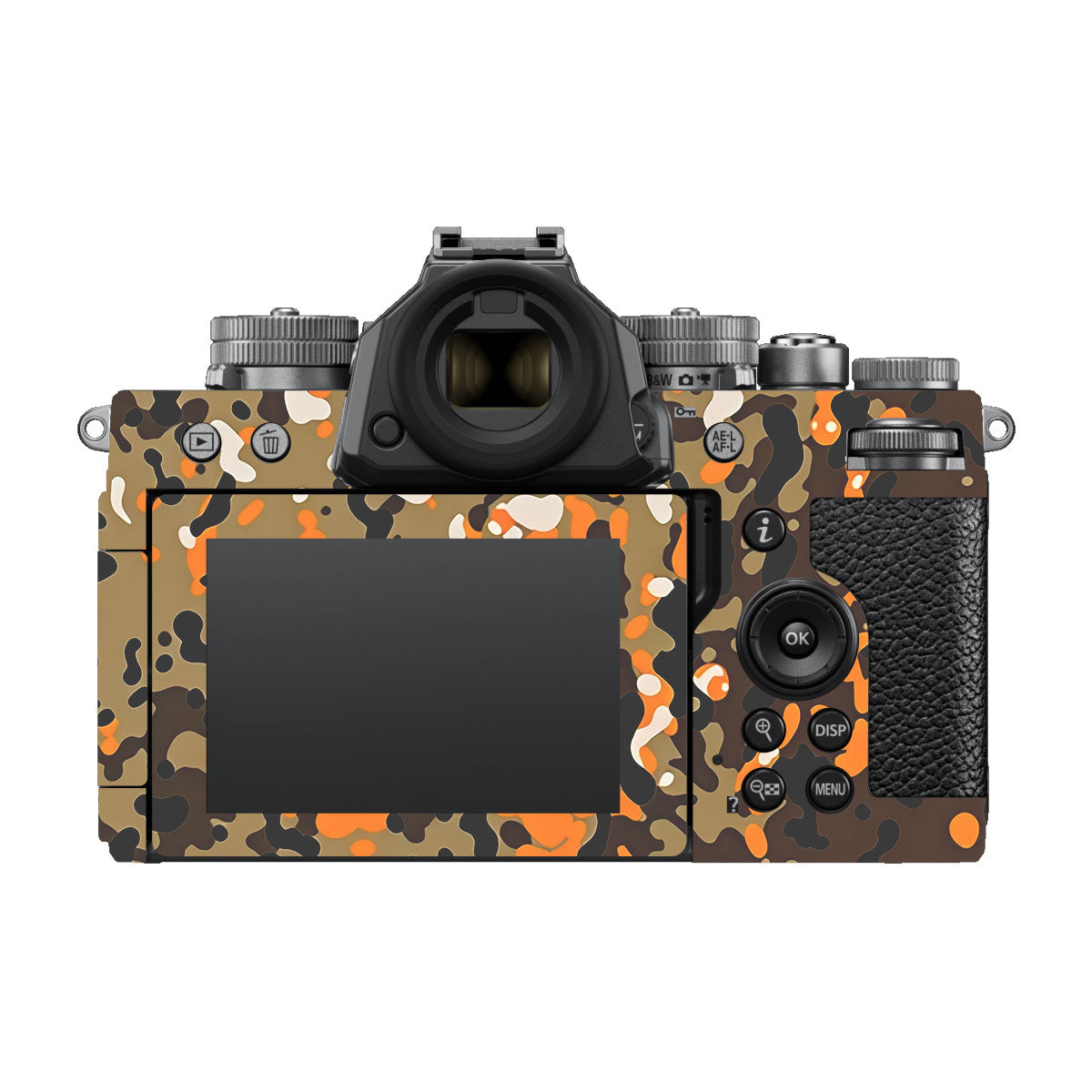 Orange Brown Spot  Nikon ZF Camera Skins