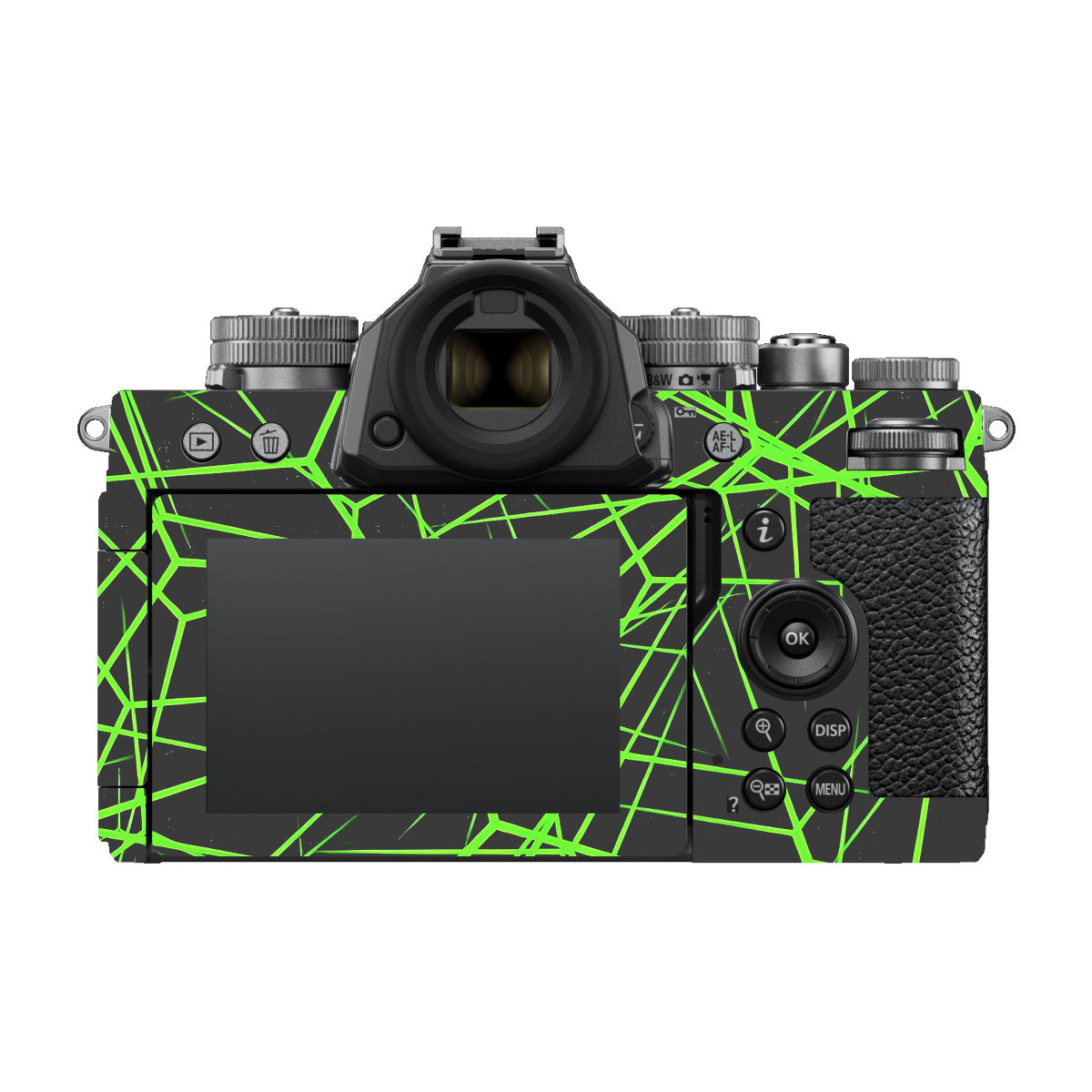 Neon Grid Nikon ZF Camera Skins