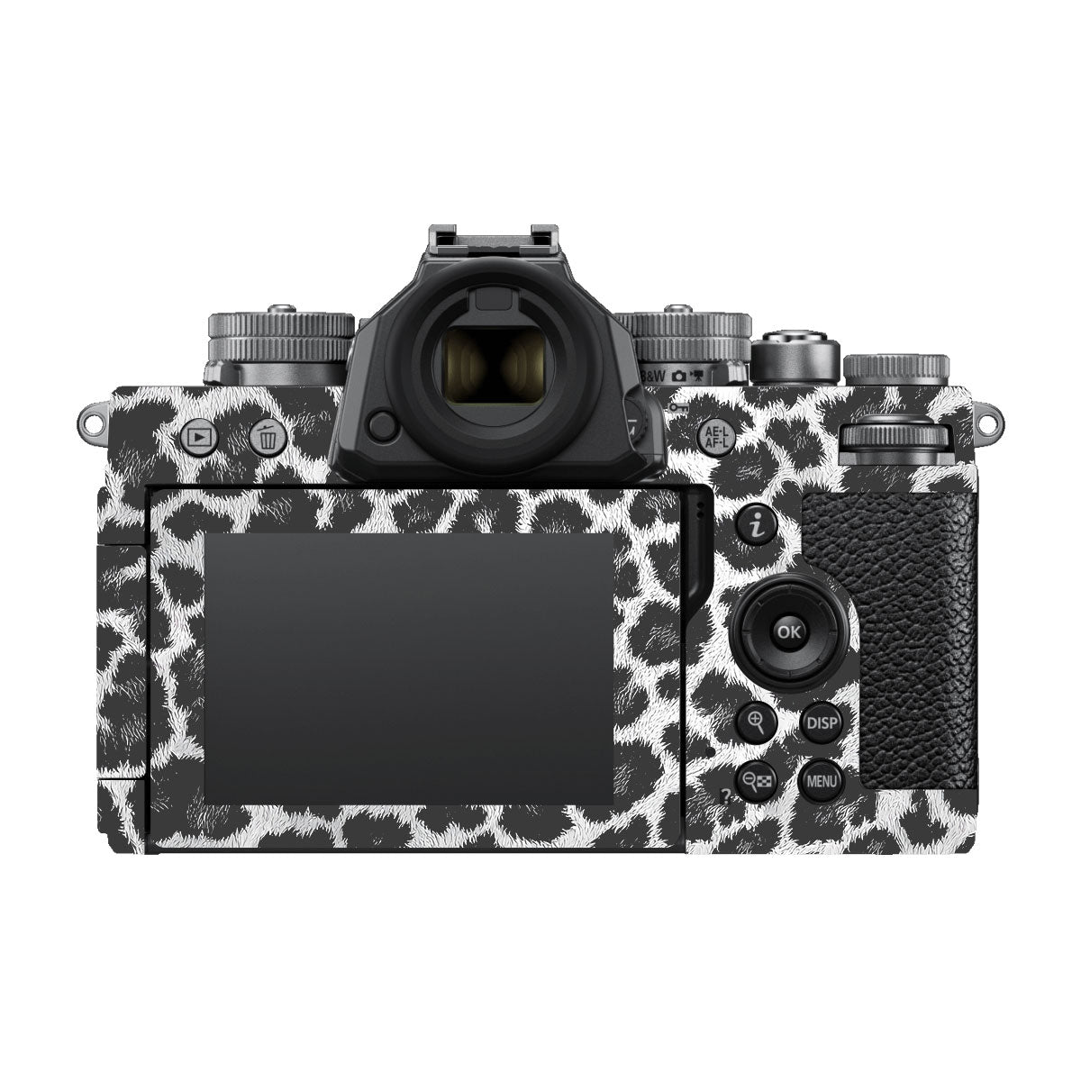 Snow Leopard Spots Nikon ZF Camera Skins