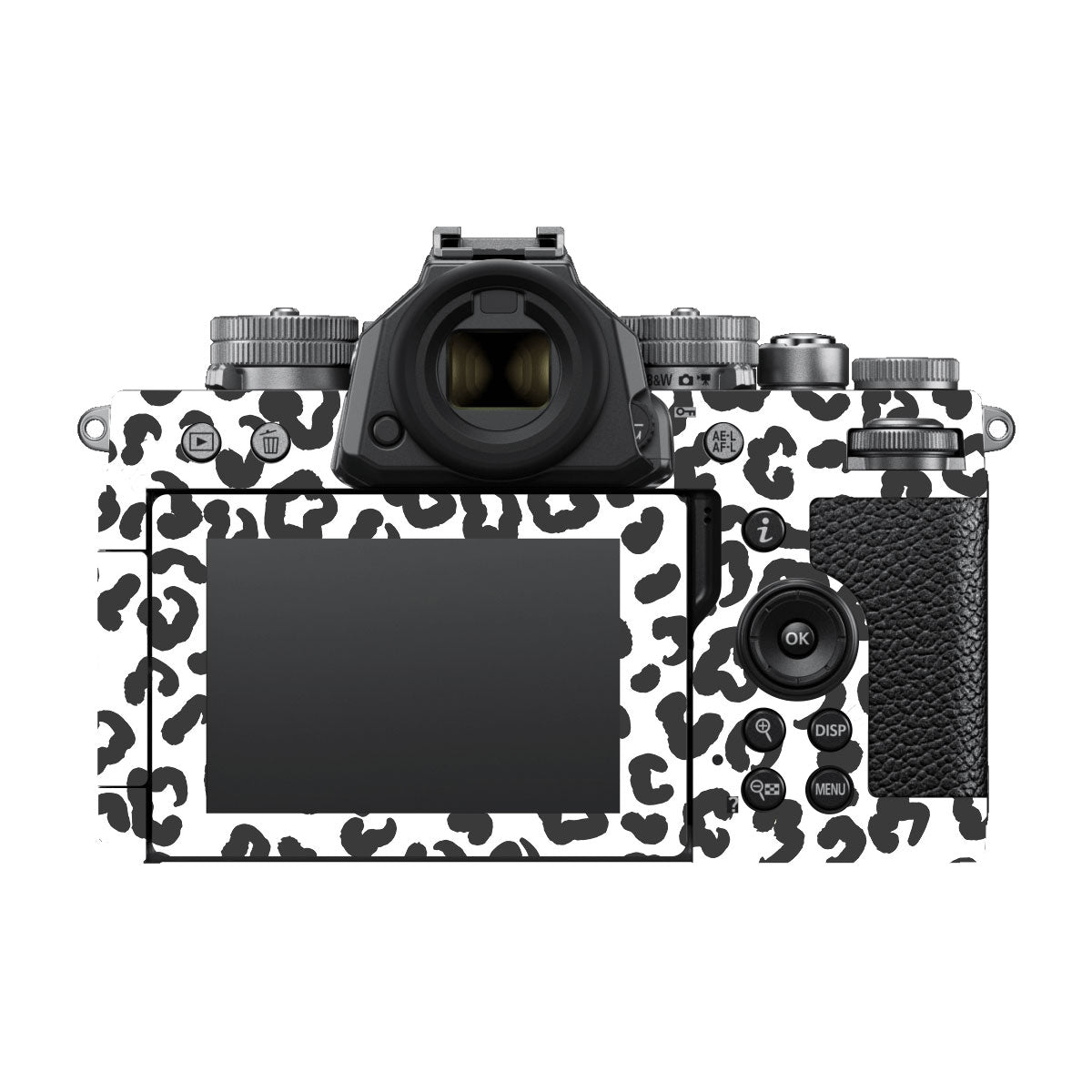 White Leopard Nikon ZF Camera Skins