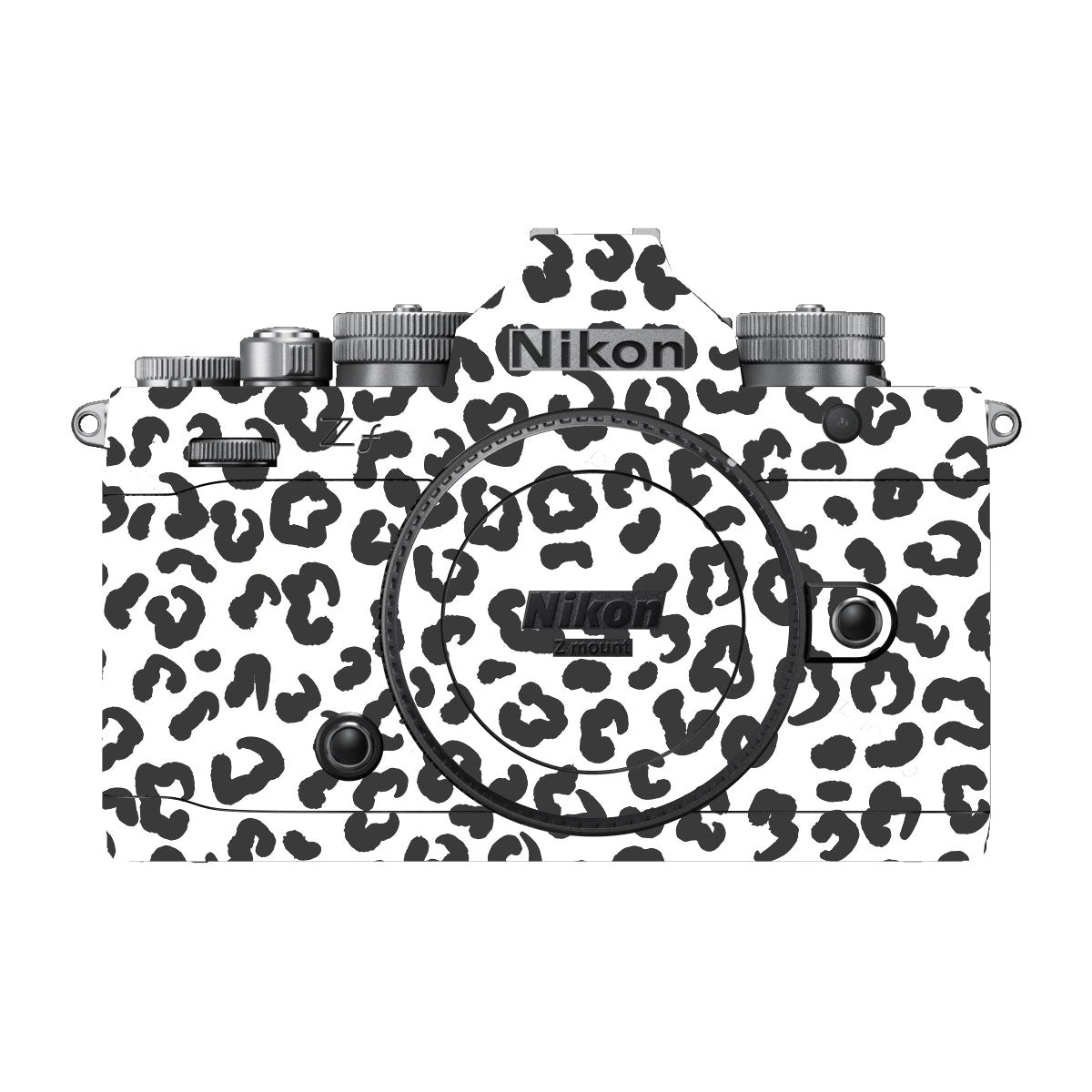 White Leopard Nikon ZF Camera Skins