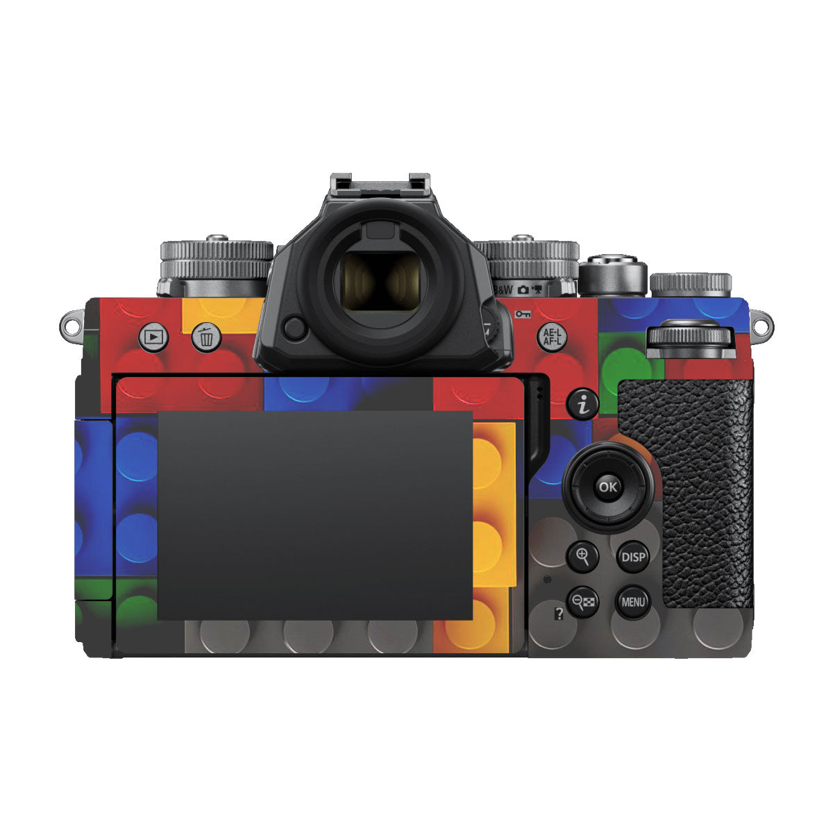 Colorful LEGO Brick Wall Pattern Nikon ZF Camera Skin