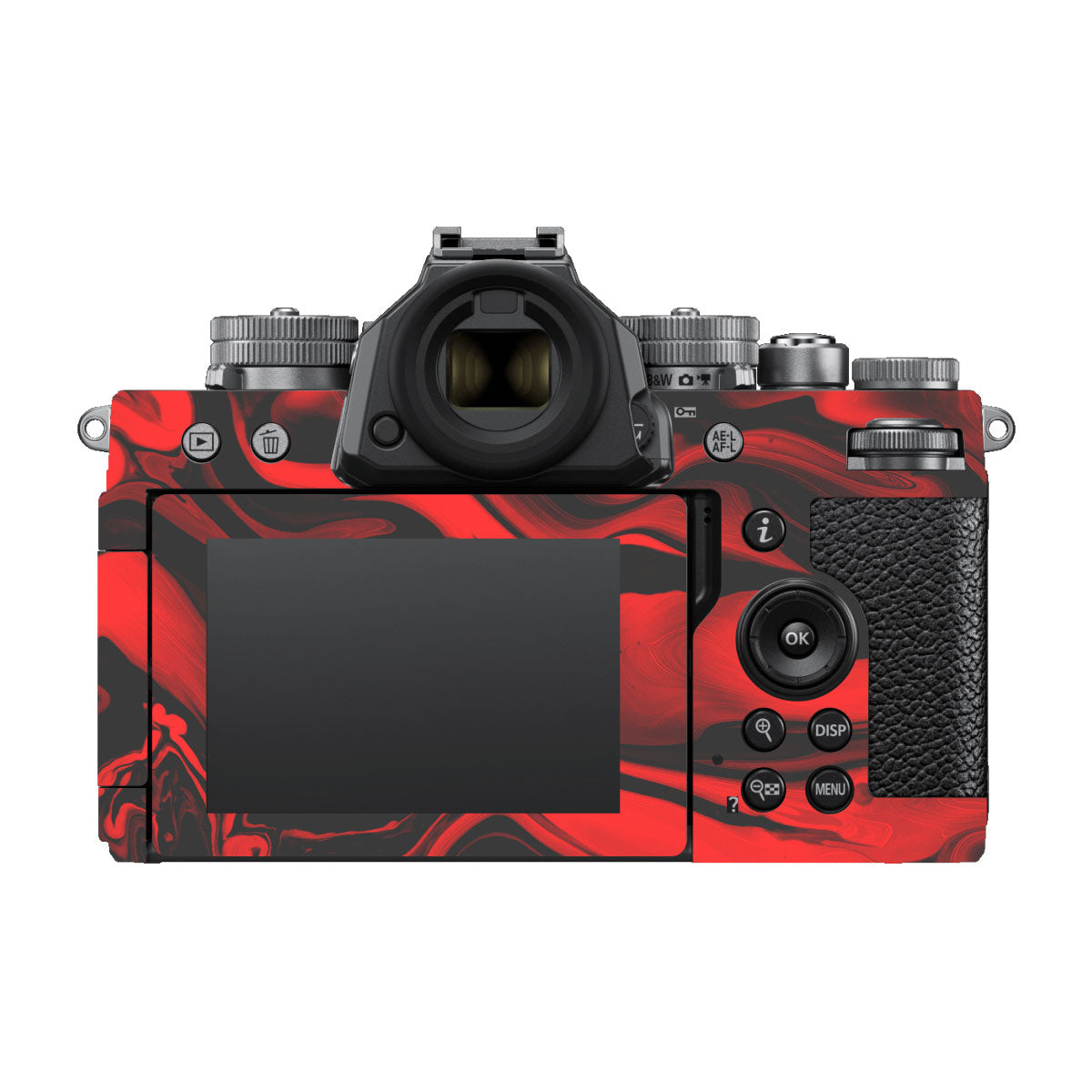 Red Lava Flow Nikon ZF Camera Skin