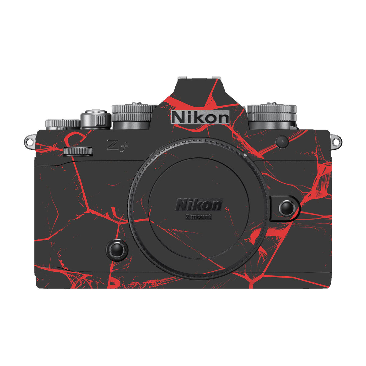 Red Neural Grid Nikon ZF Camera Skin