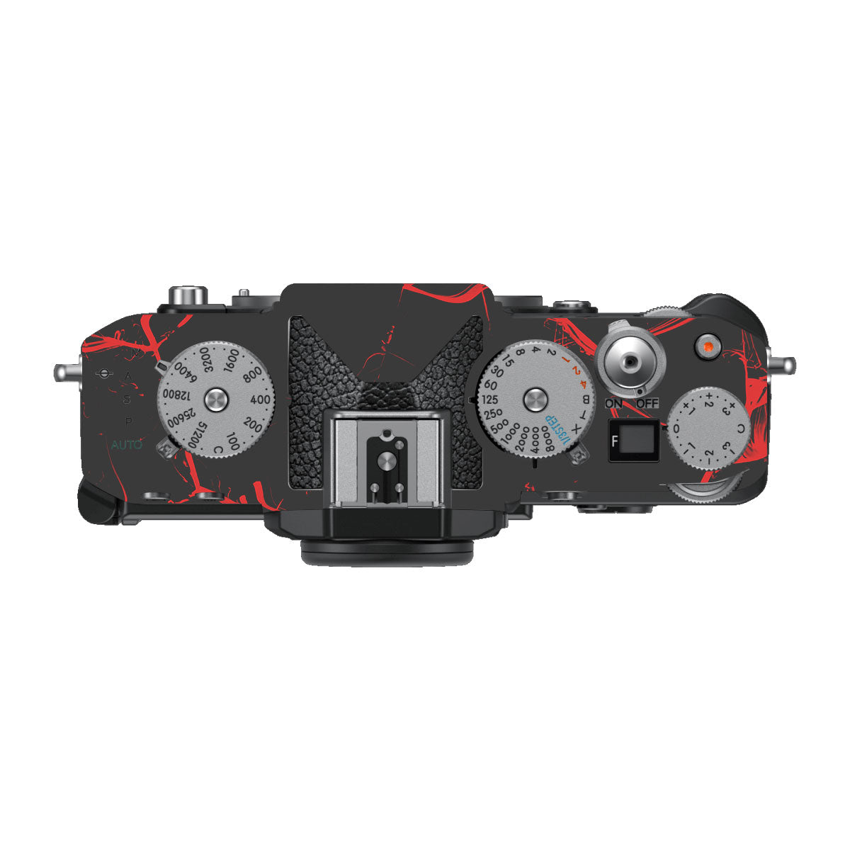 Red Neural Grid Nikon ZF Camera Skin