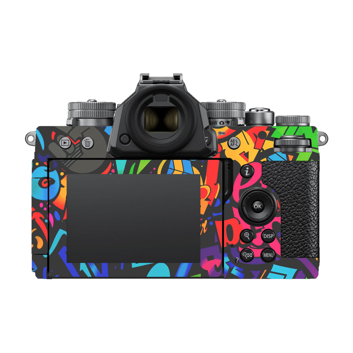 Colorful Urban Street Art Lettering Nikon ZF Camera Skin