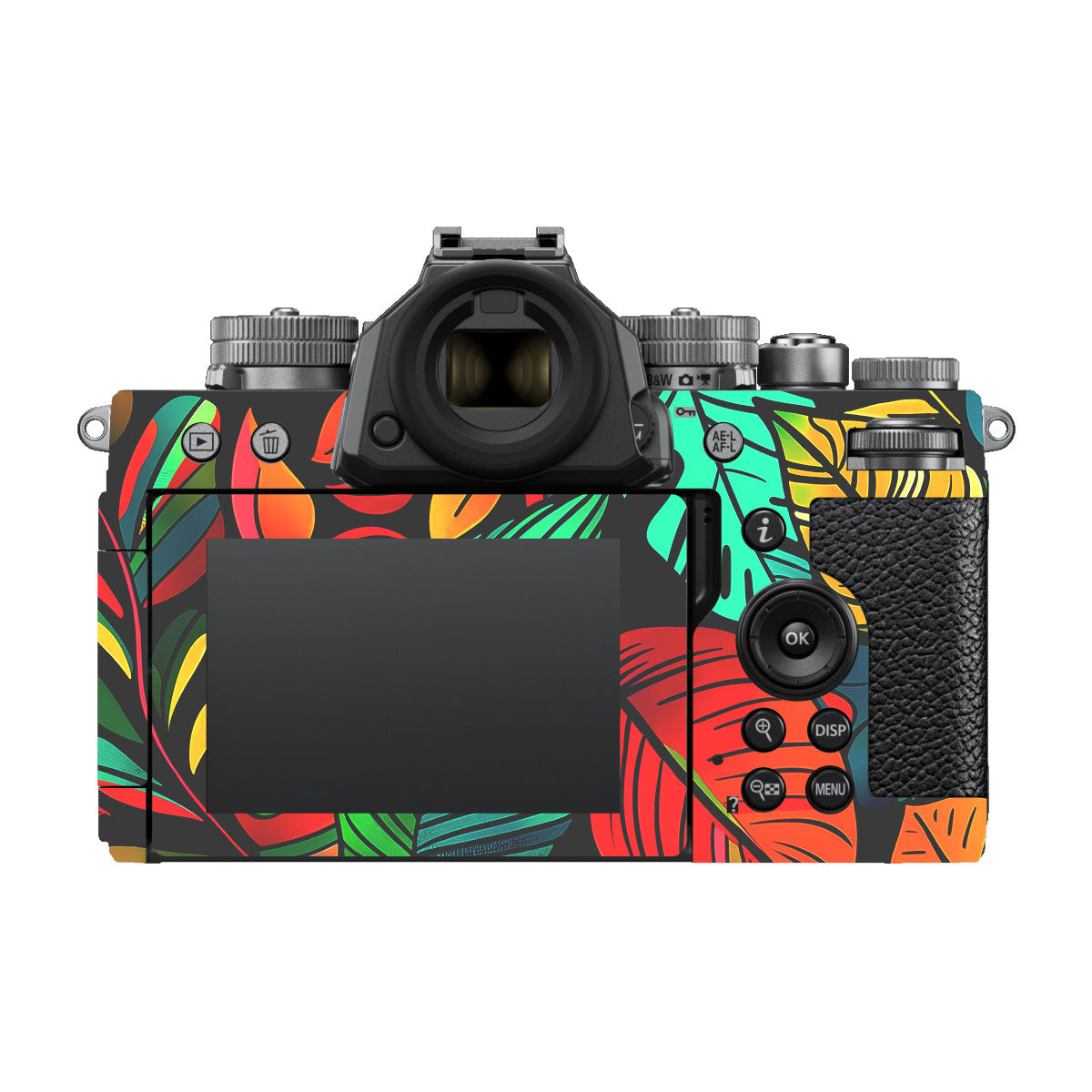 Tropical Jungle Leaves Nikon ZF Camera Skin