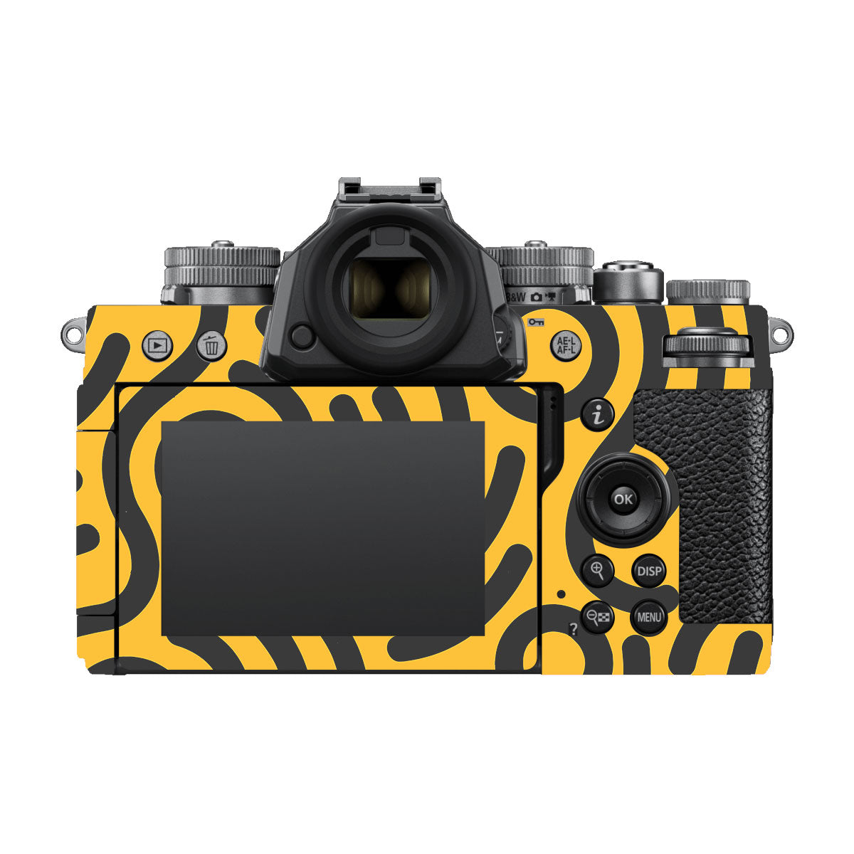 Minimal Yellow Wave Nikon ZF Camera Skin